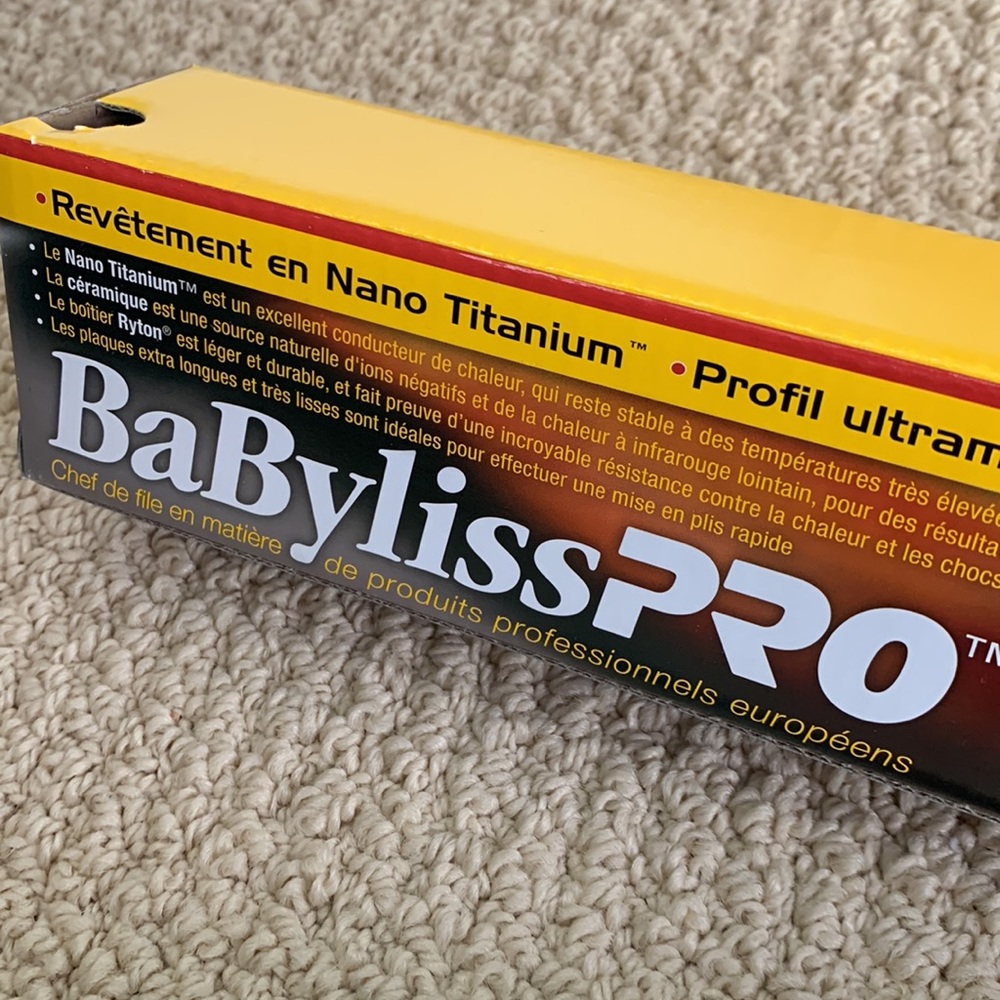 Baby Bliss Pro nano titanium flat iron 25mm